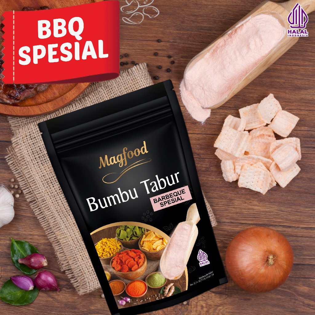 

Magfood Bumbu Tabur Barbeque Spesial [100g / 500g / 1kg]