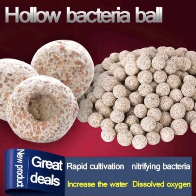 1 KG BIOBALL HOLLOW SUPER BIOBALL MEDIA FILTER RUMAH BAKTERI 1 KG FILTER AQUARIUM PENJERNIH AIR