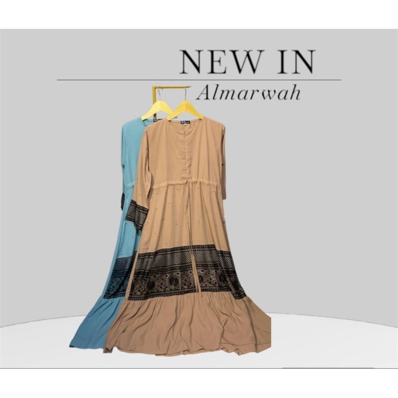gamis brukat paket almarwah