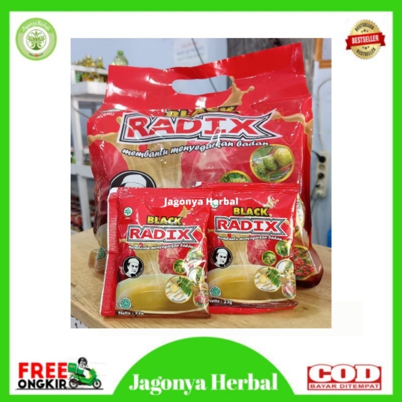 

KOPI PAK HAJI BLACK RADIX 1 PACK ISI 20 SACHET - KOPI 7 ELEMEN HERBAL ORIGINAL