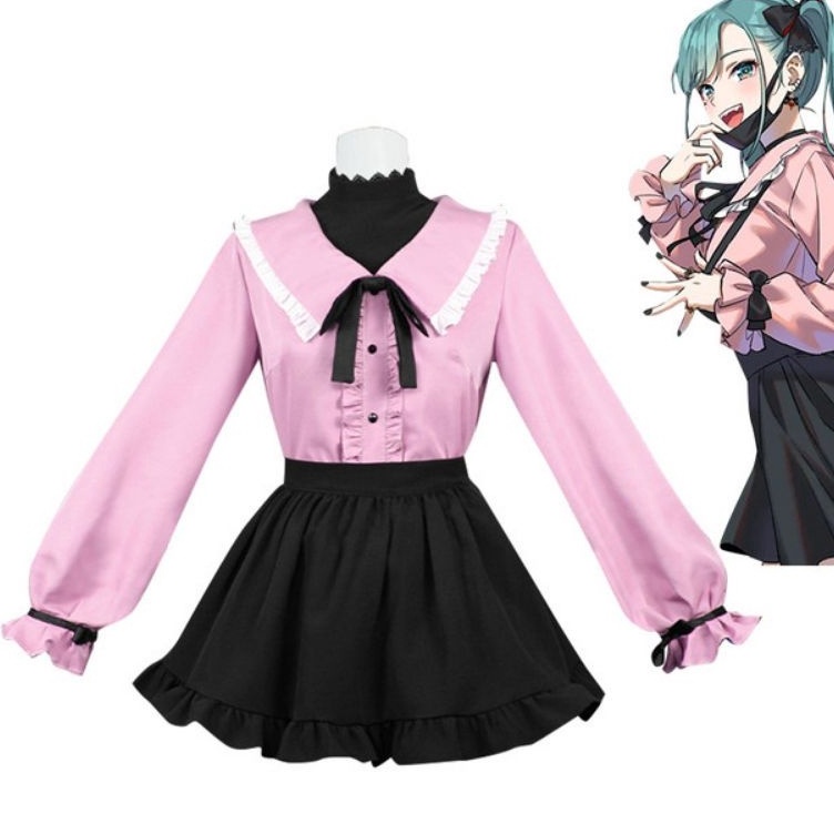 kostum cosplay Miku vampire KODE S7D5