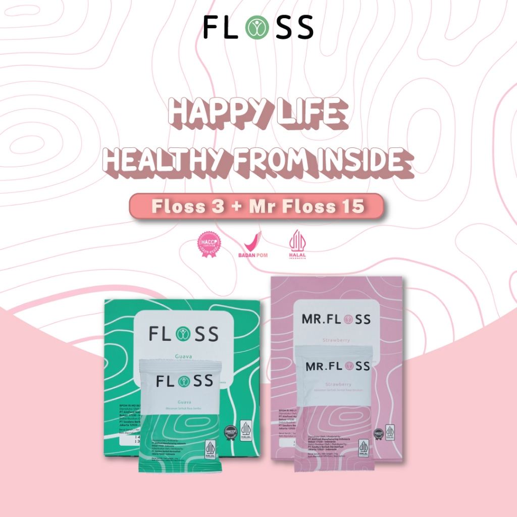 

Paket Lengkap Floss 3's + Mr.Floss 15's