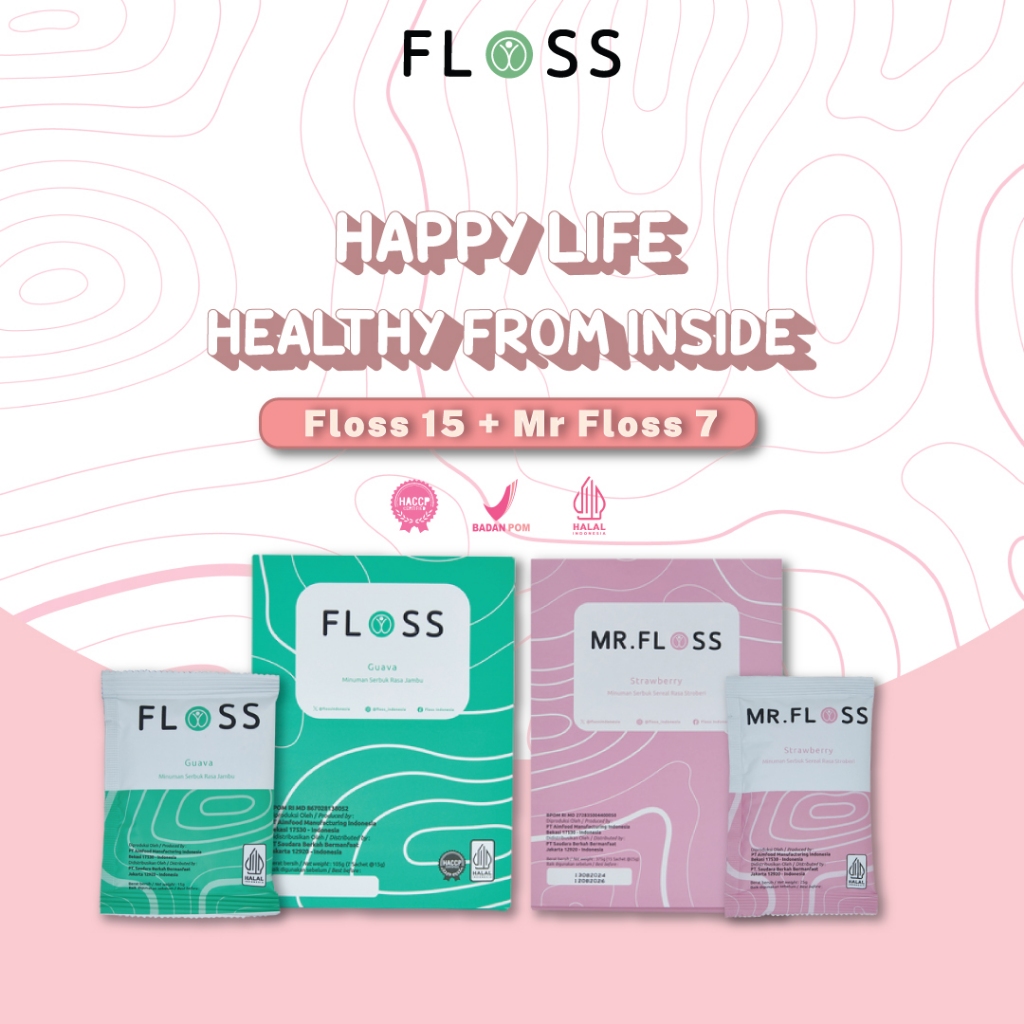 

Paket Lengkap Floss 15's + Mr.Floss 7's