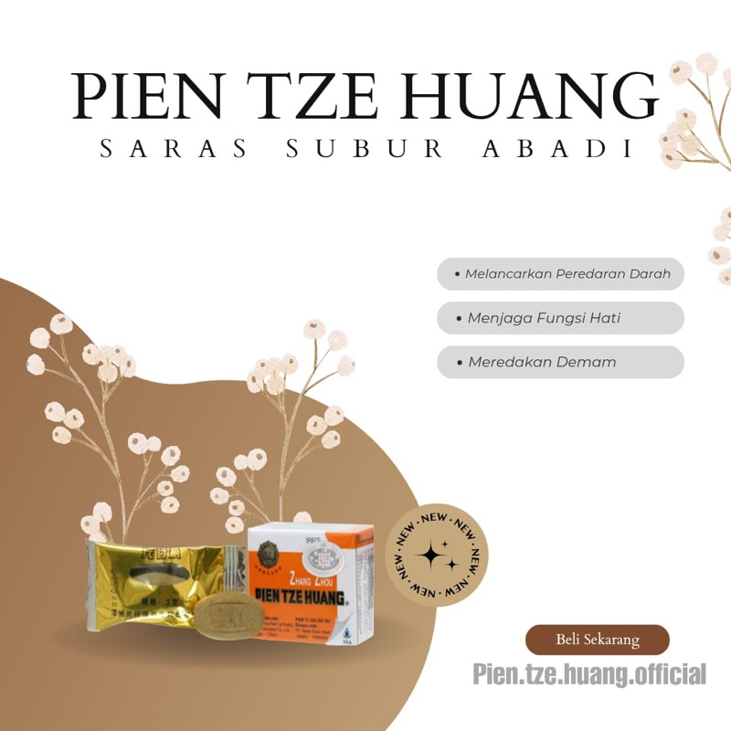 PIEN TZE HUANG KAPSUL - PIEN TZE HUANG ASLI ORIGINAL - PIEN TZE HUANG SSA - OBAT PASCA OPERASI CAESA