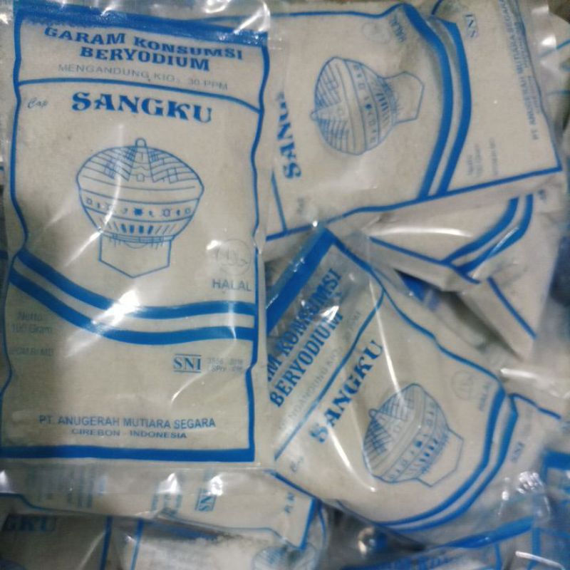 

5pc garam berat 100gram 5pcs garam konsumsi beryodium asli cirebon