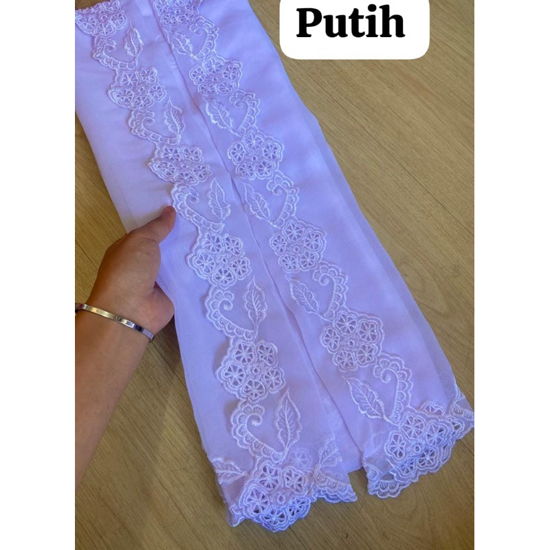 KAIN KEBAYA BALI  bordir sutra cref manual