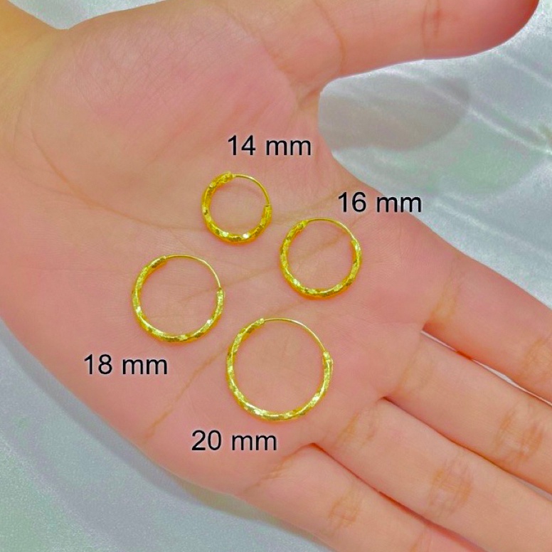 Sedia Anting Gipsy Motif Bambu 16 mm  25 mm