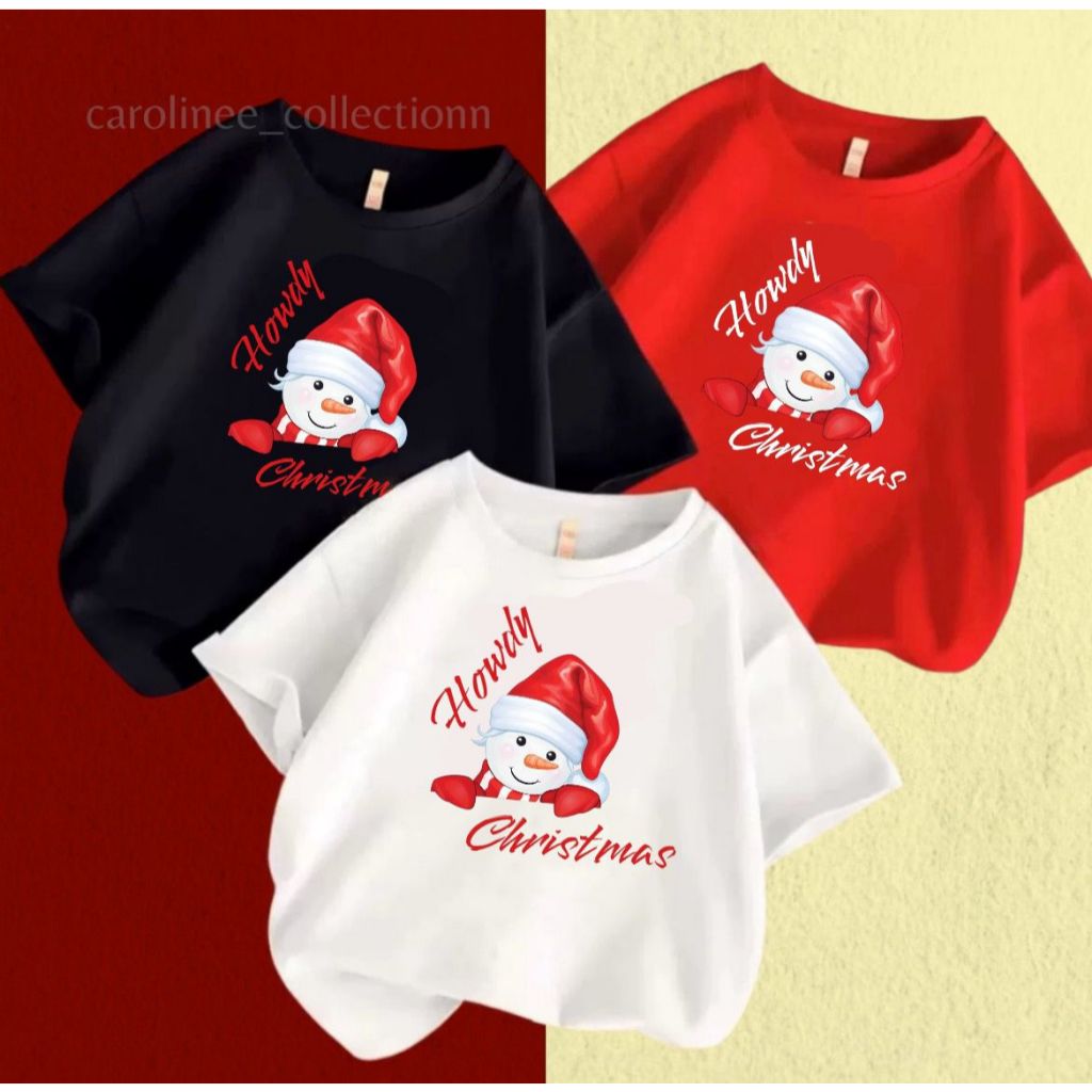 BAJU NATAL ANAK DAN DEWASA / BAJU NATAL COUPLE KELUARGA / KAOS NATAL / BAJU NATAL TERBARU / KAOS SIN