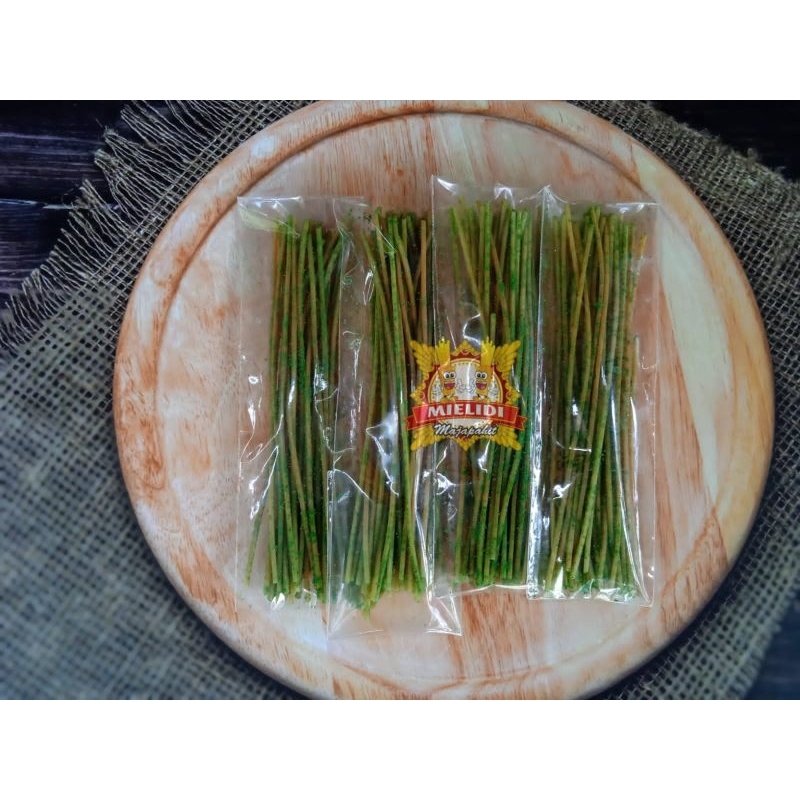 

2Xbtygneal Sakha Snack ) Mie Lidi Pack Isi 22 Pcs Rasa Rumput Laut