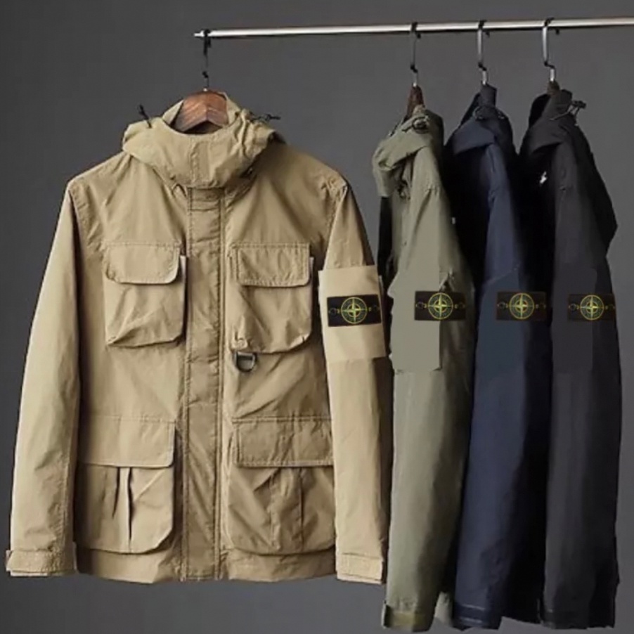 MURAH MERIAH Jaket parka stone premium  parka jacket island  jaket pocket bordir