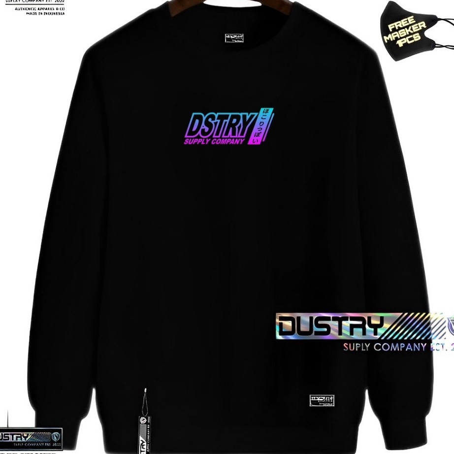 ORDER Sweater Crewneck Pria Distro Jaket Sweeter Vintage Wanita Oversize Sweter Cn Lengan Panjang Ju