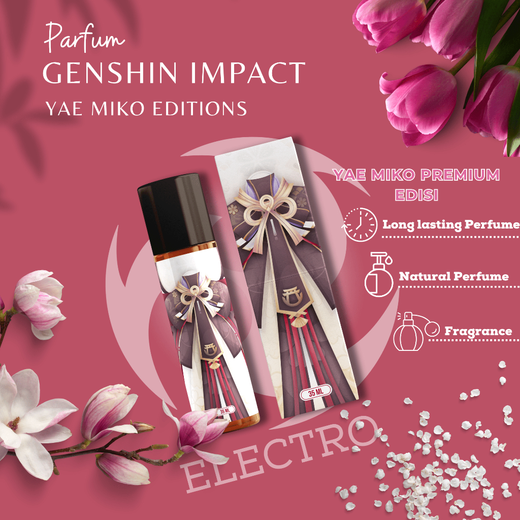 Genshin Impact | Parfum Genshin Impact Luceat Edisi 35ml Yae Miko | Parfum Wanita Murah Wangi Origin