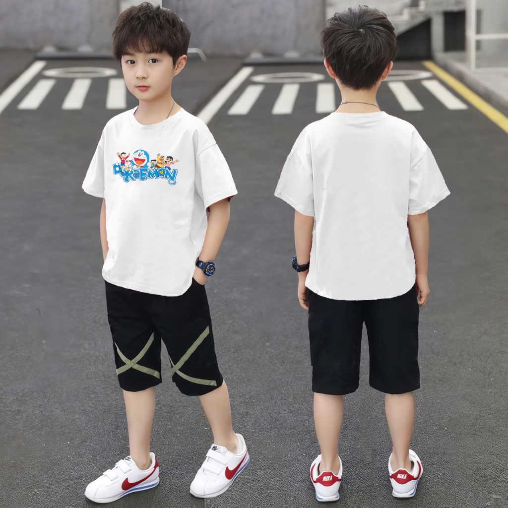 Baju kaos ANAK DORAEMON NOBITA lucu unisex laki-laki dan perempuan murah ZAI CLOTH