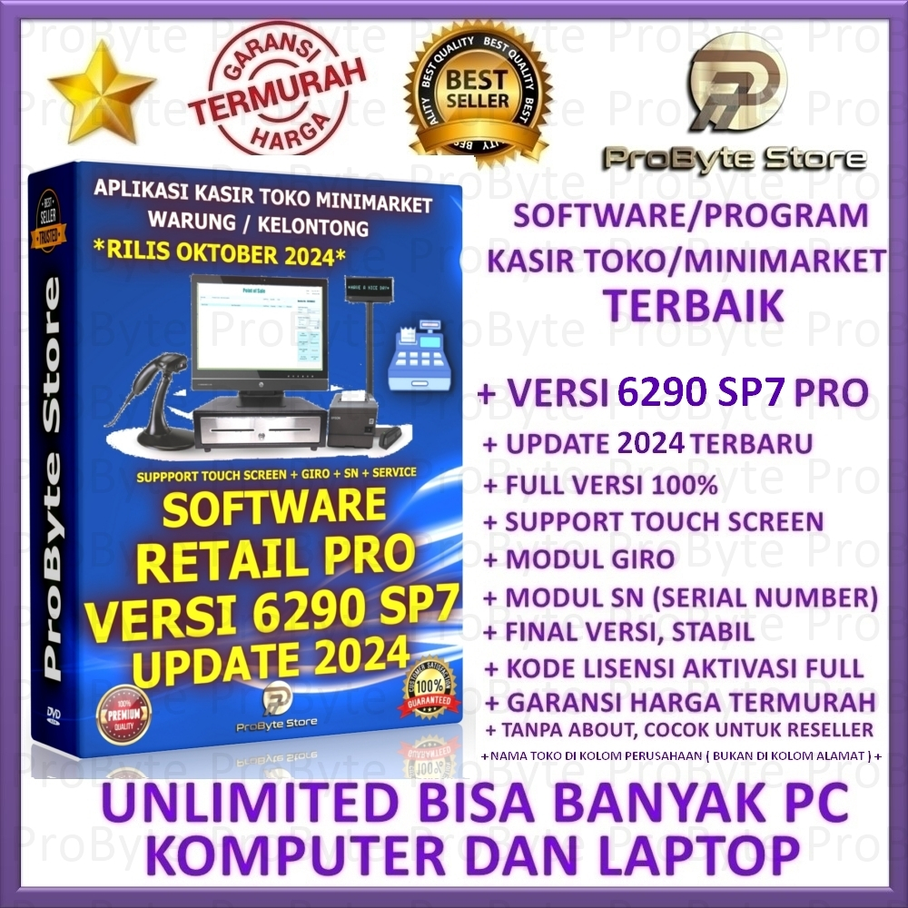 [TERBARU] SOFTWARE KASIR TOKO MINIMARKET SID RETAIL PRO SP7 UPDATE FULL MODUL UNLIMITED PC PROGRAM A