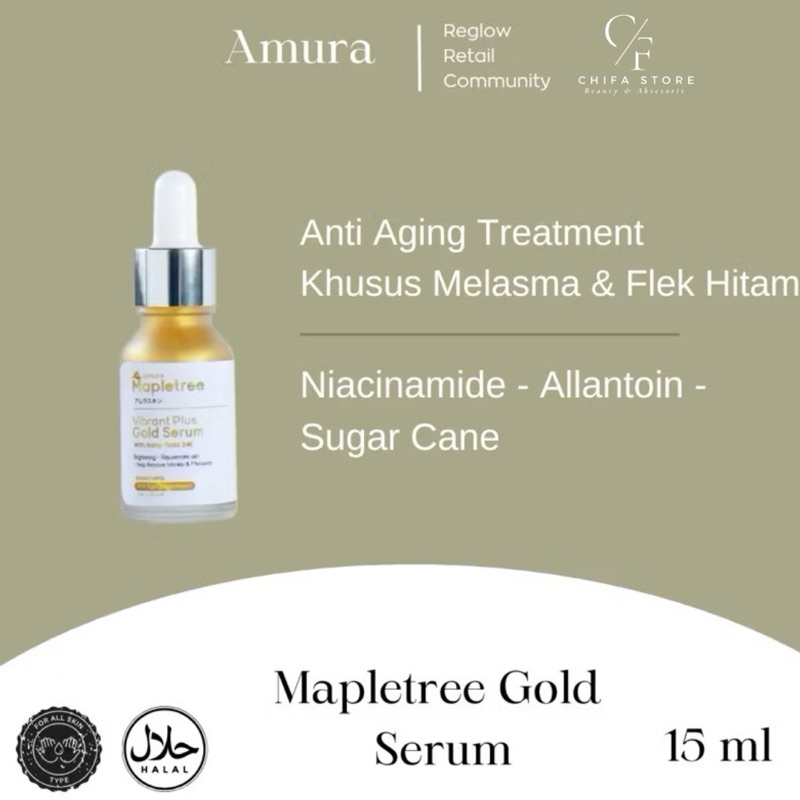Amura Gold Serum - Hilangkan Melasma & Flek Hitam