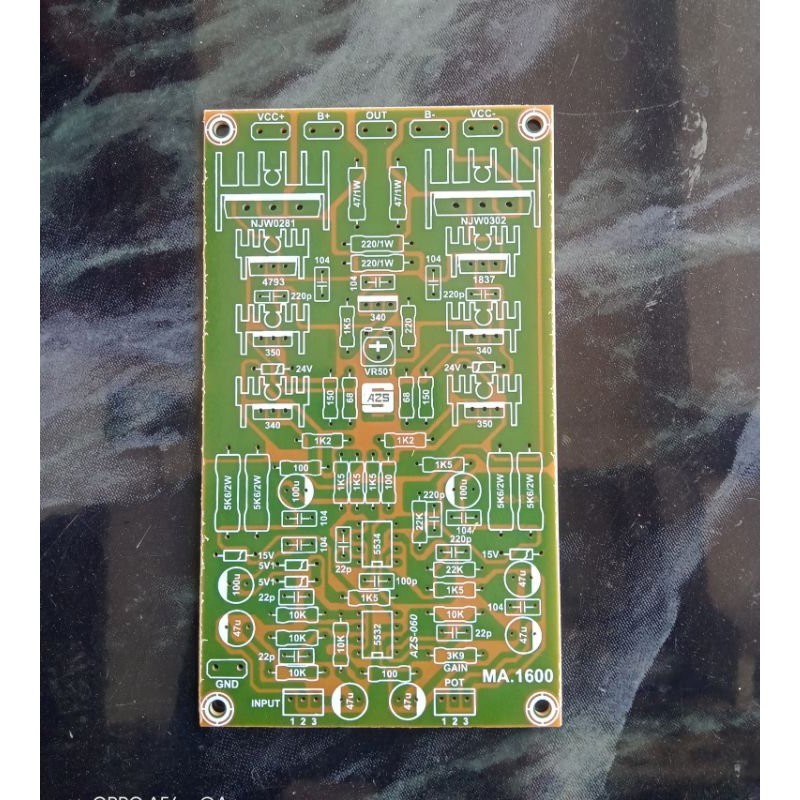 PCB Power Clone Built Up Studio Due MA-1600  Clarity.
