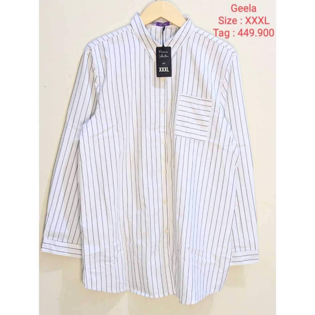 Geela kemeja Pakaian Atasan Wanita  Size jumbo Original