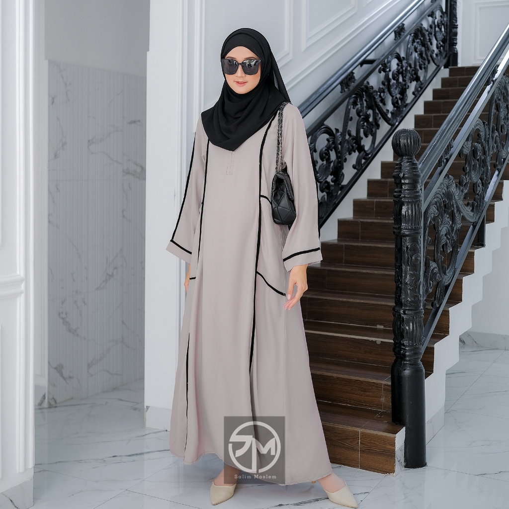Salim Moslem - Terbaru Abaya Saku Dewasa Busui || Abaya List