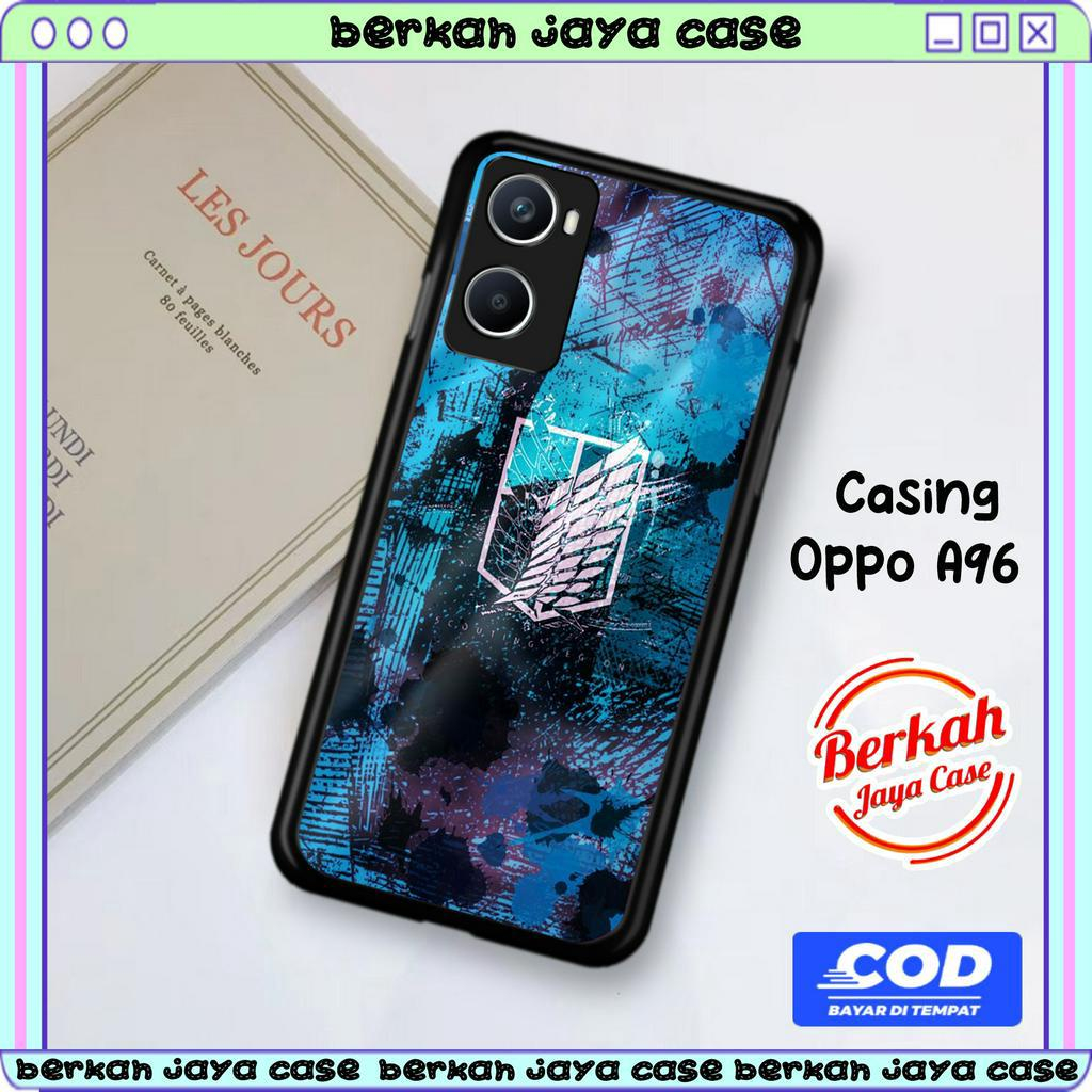 Casing Oppo A96 Terbaru Logo Aot Terlaris Case Oppo A96 Termurah Case Hardcase Sofcase Premium Glosy