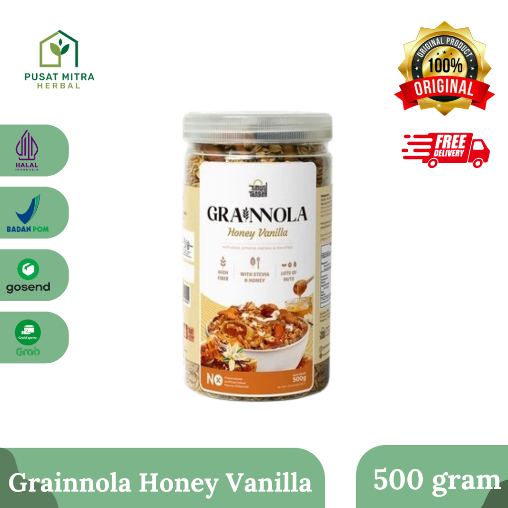 

Grainnola Timur Tengah - Combo Grainnola Honey & Vanilla - 500 Gram