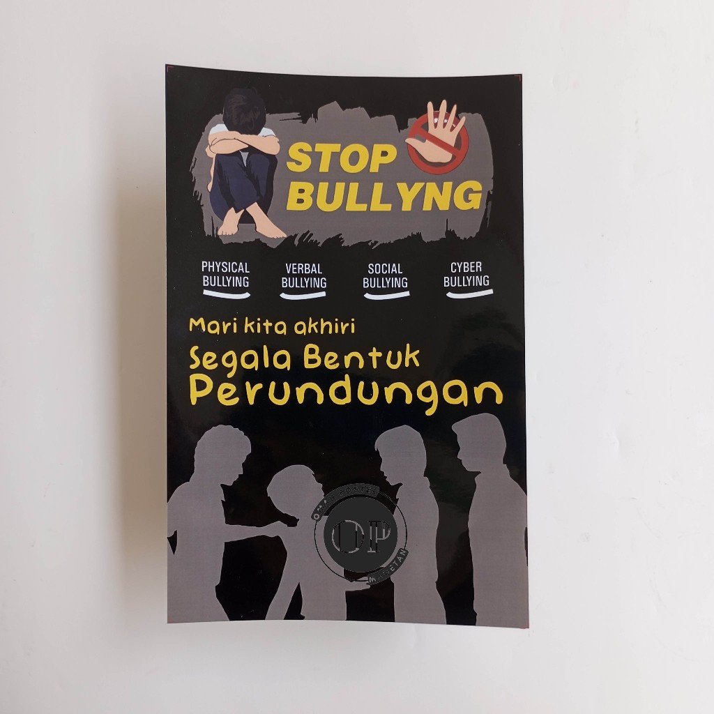 

Stiker Stop Bullying - Mari Kita Akhiri Segala Bentuk Perundungan - Perundungan Sekolah