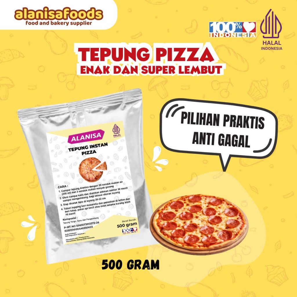 

TEPUNG PREMIX PIZZA 500GR