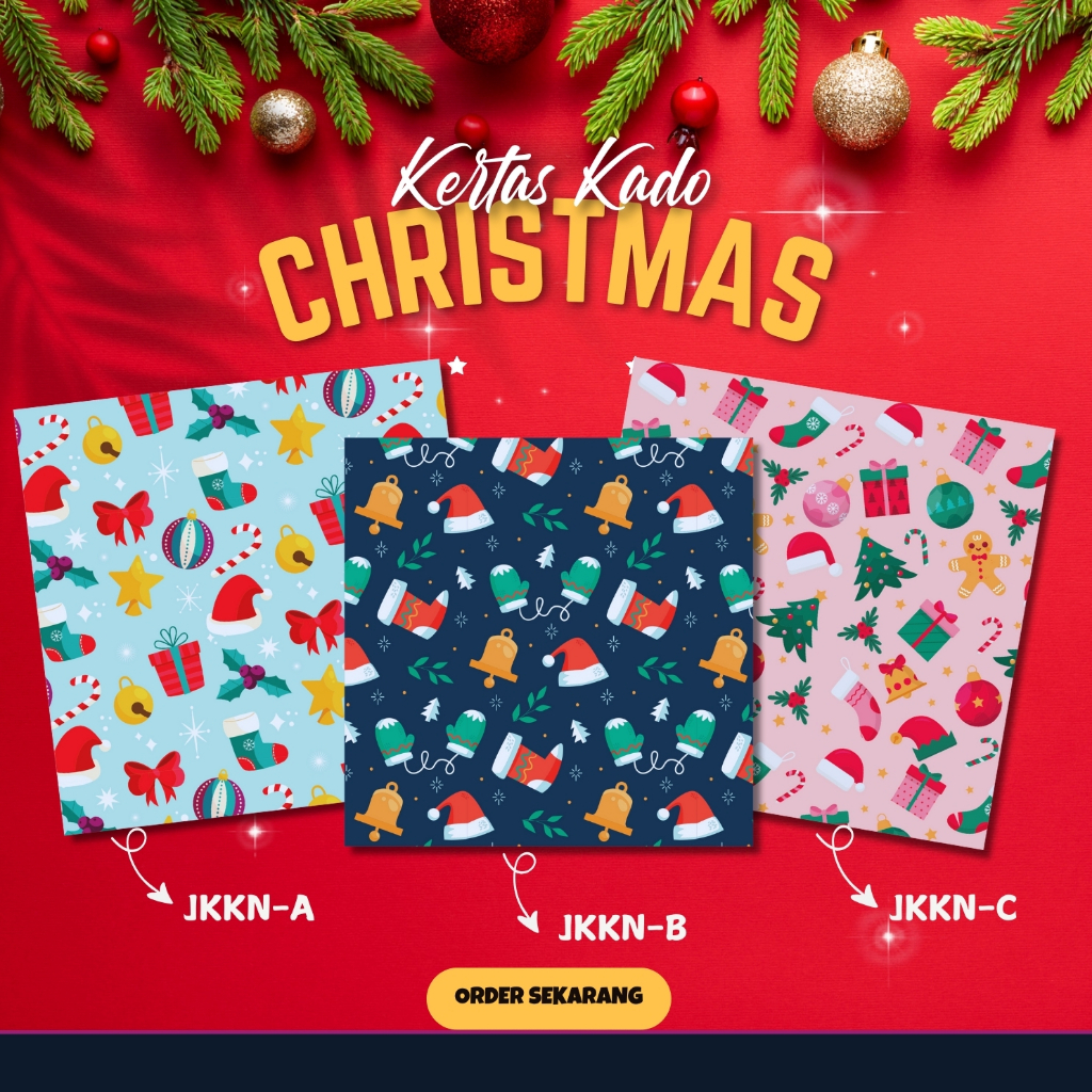 

KERTAS KADO NATAL | KERTAS NATAL MERRY CHRISTMAS CUSTOM