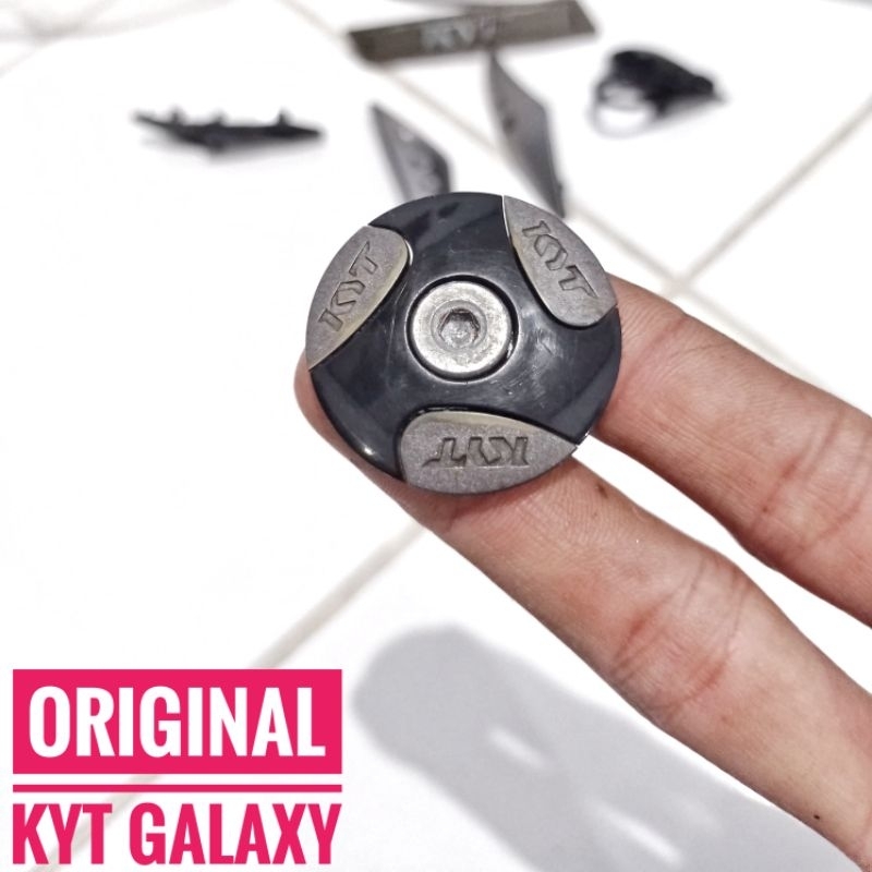 Baut knob ring KYT Helm ORIGINAL KYT Galaxy Slide Flat Bekas ORI copotan