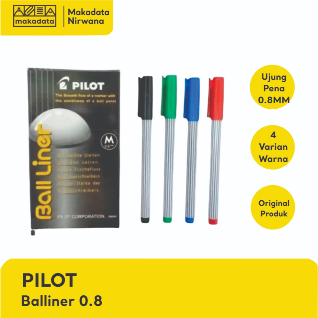 

PILOT PULPEN/BOLLPOINT/PULPEN BALLINER (1 PCS)