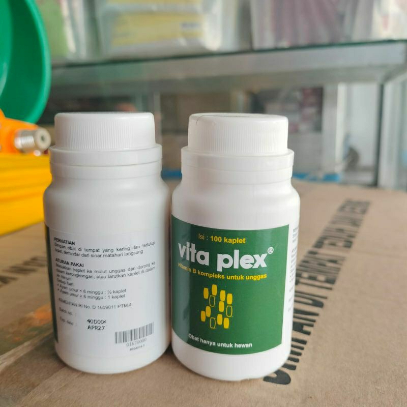 Vita plex 100 kpl Vitamin B kompleks untuk unggas