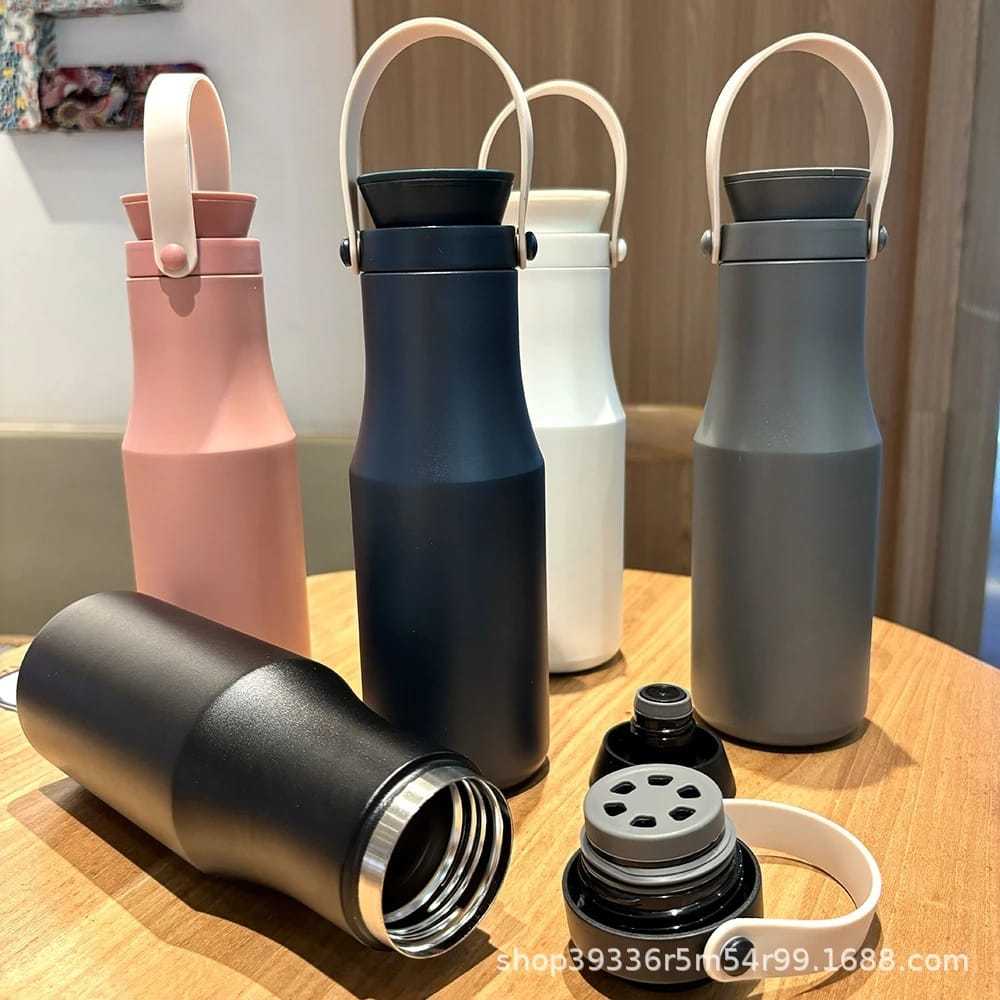Tumbler Lock and Metro Double Tumbler Insulated Termos 470ml Vacuum Flask Botol Minum Stainless