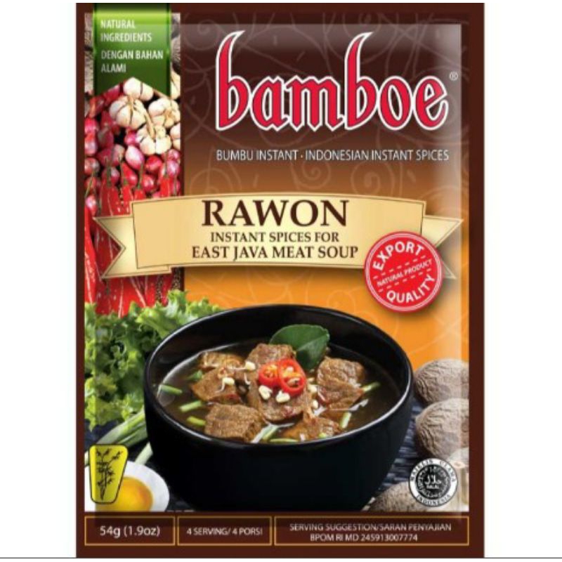 

Bamboe Bumbu Instant Rawon 54 g