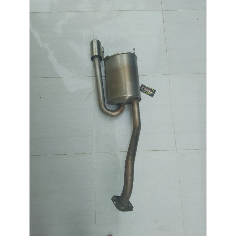knalpot standar honda jazz ge8 leheran standar original cabutan