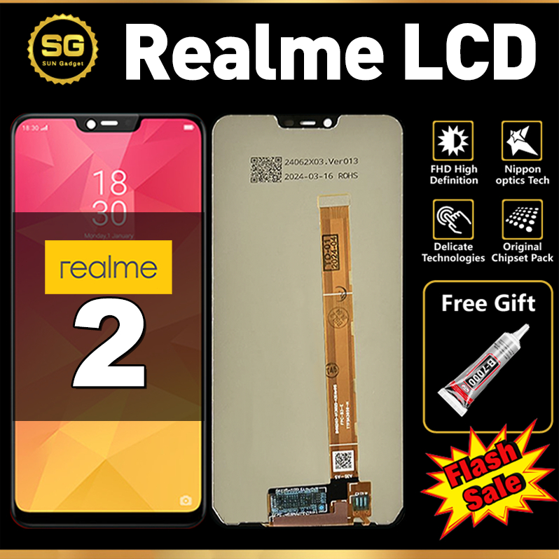 ORI LCD FOR Realme 2 Original Fullset Asli For LCD hp Realme 2 Glass Touch Screen Digitizer