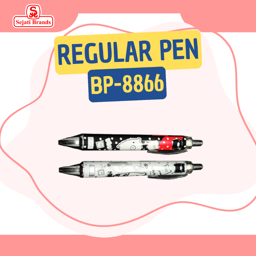 

Pulpen Monokorobo isi 5 Pc - Ballpoint BP-8866