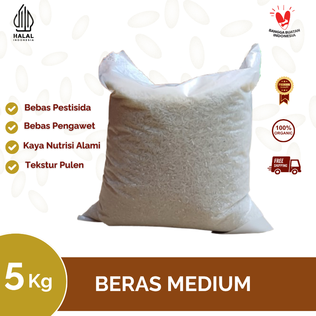 

Beras Medium Sagita Tanara 5Kg