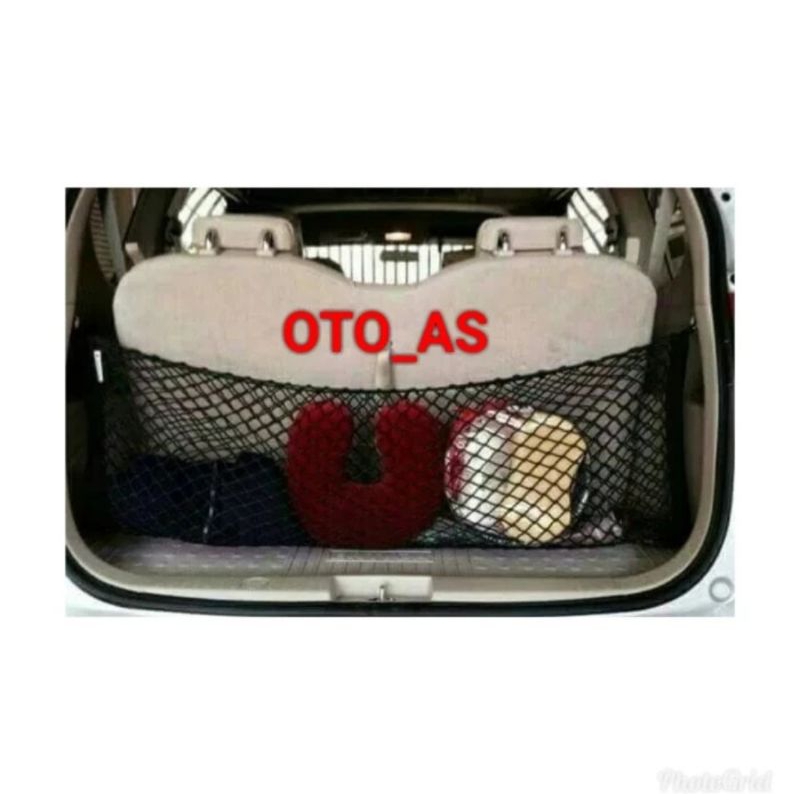 Cargonet / rak jaring bagasi belakang mobil brio