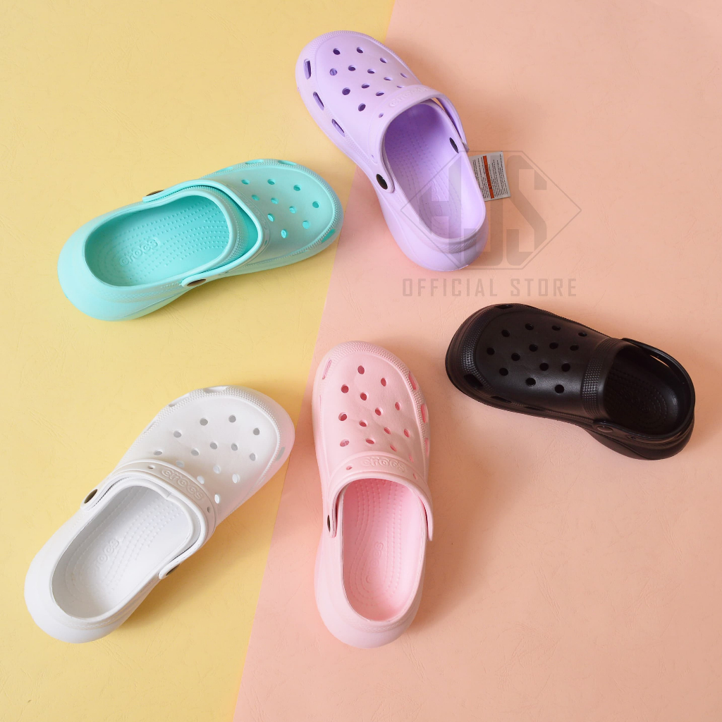Sandal Wanita Slip On Baim Fuji Polos Sandal Wanita Crocs  Sandal CROCS Cewek Sandal Cewek Selop Wed