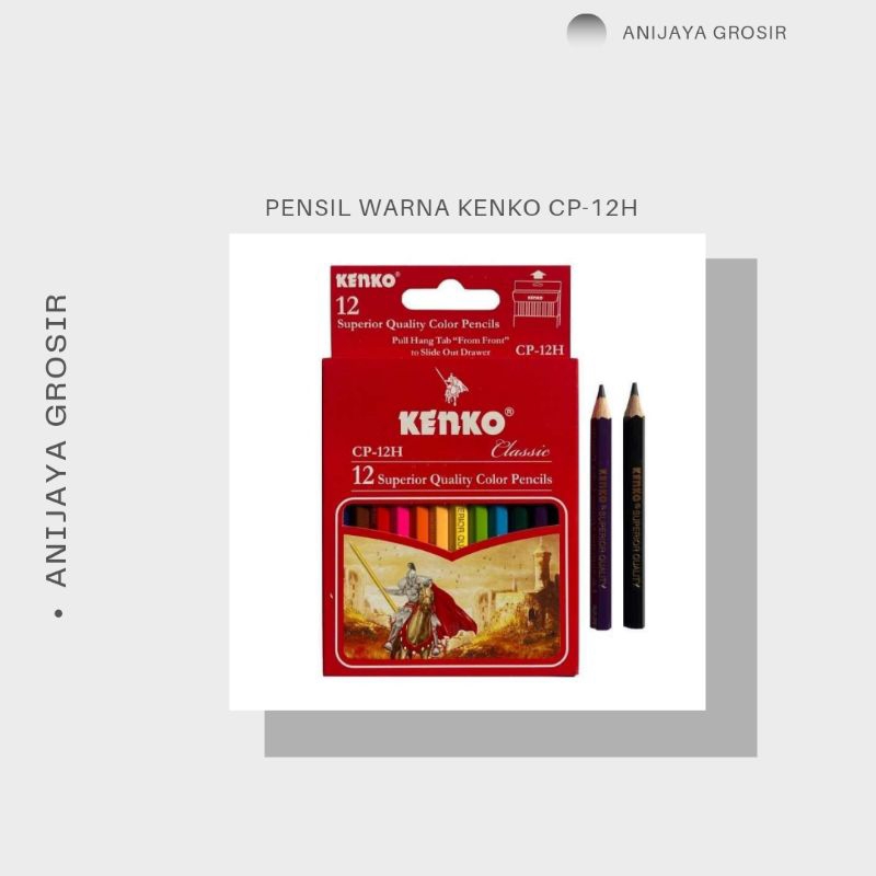 

PENSIL WARNA CLASSIC PENDEK ISI 12 [CP-12H] Kerajinan Stationery