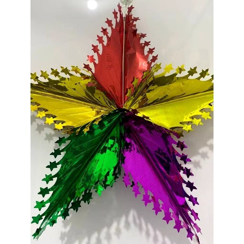 Accessories Natal Lampion Bintang Besar Ukuran 70cm