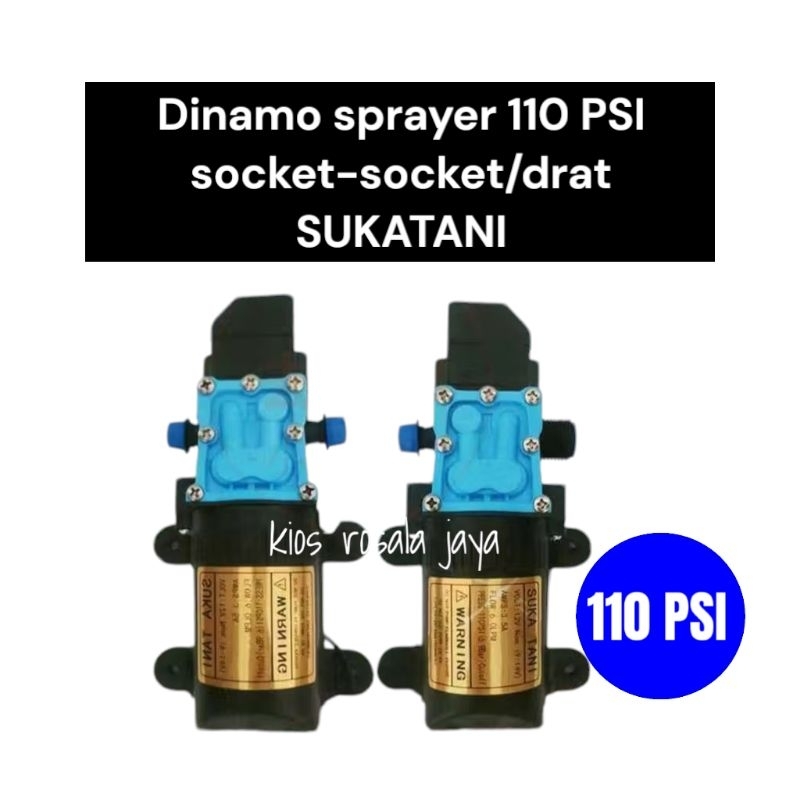 Dinamo Sprayer 110 PSI Sukatani pompa elektrik