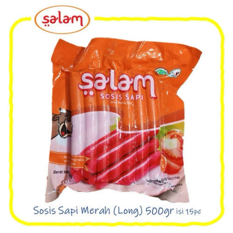 

Sosis Sapi & Ayam 500g Merek SALAM (pengiriman banjarbaru)