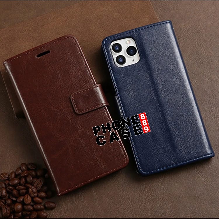OPPO RENO 8T 5G LEATHER FLIP CASE DOMPET  OPPO RENO 8T 5G