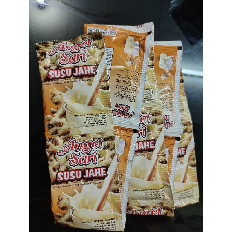 

Anget Sari Susu Jahe 1 renceng 10pcs , 25g