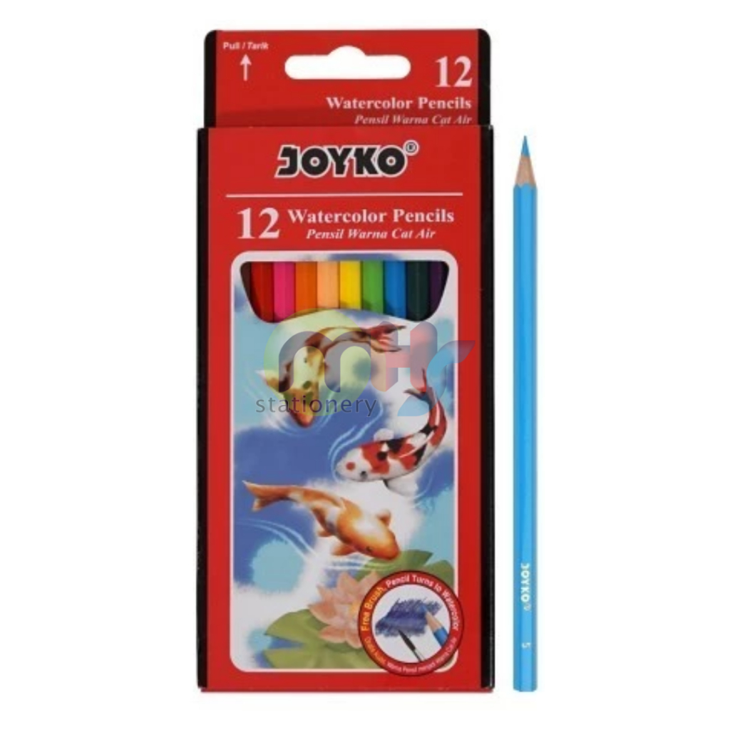 

Color Pencil Pensil Warna Joyko WCP-110 1 Set Isi 12 Warna Watercolor Pencils