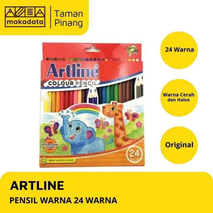 

PENSIL WARNA/ COLOUR PENCIL ARTLINE 24 WARNA PANJANG