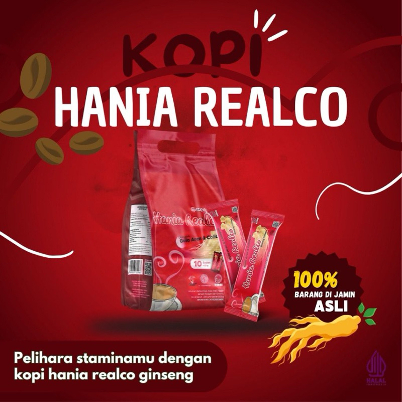 

Kopi Hania Real co Gula aren & Collagen