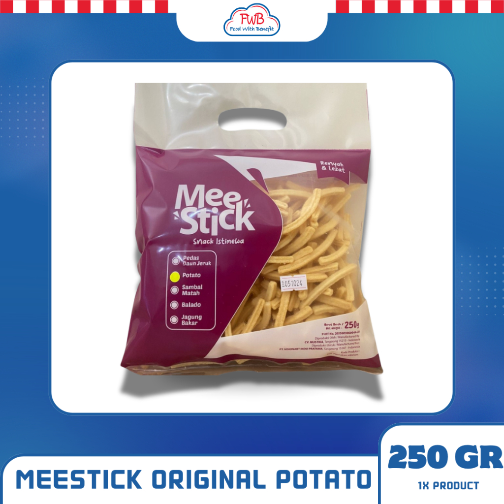 

Meestick Potato Snack Kentang 250 gr