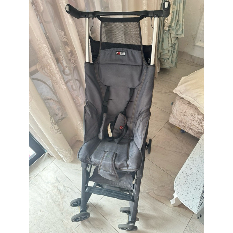 preloved stroller pockit choccolate cabin size