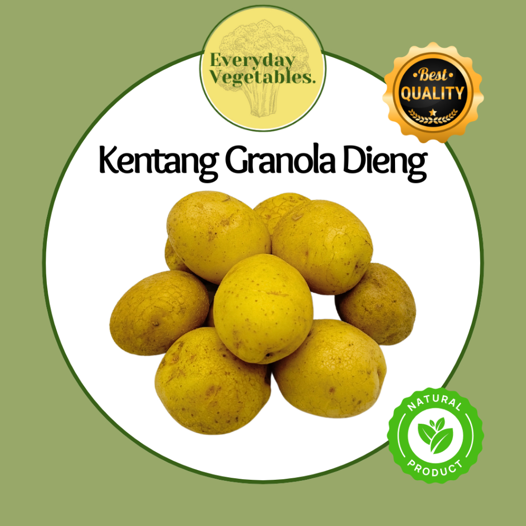 

Kentang Granola Dieng per Pack @1KG